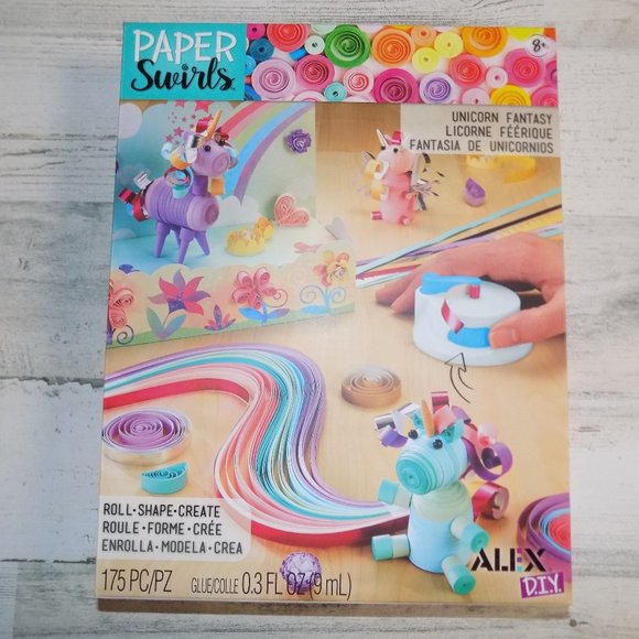 Alex DIY Paper Swirls Unicorn Fantasy Kids Crafts - Picture 1 of 8